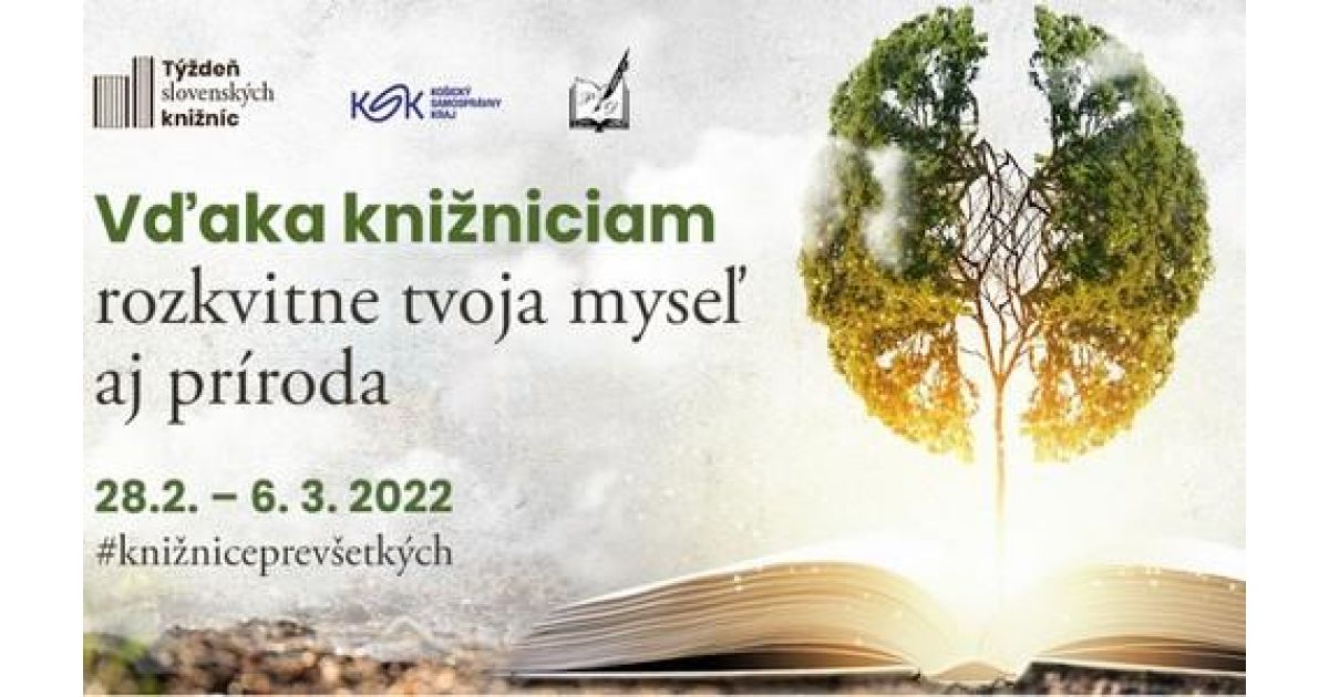 Týždeň slovenských knižníc v roku 2022  v Gemerskej knižnici Pavla Dobšinského v Rožňave