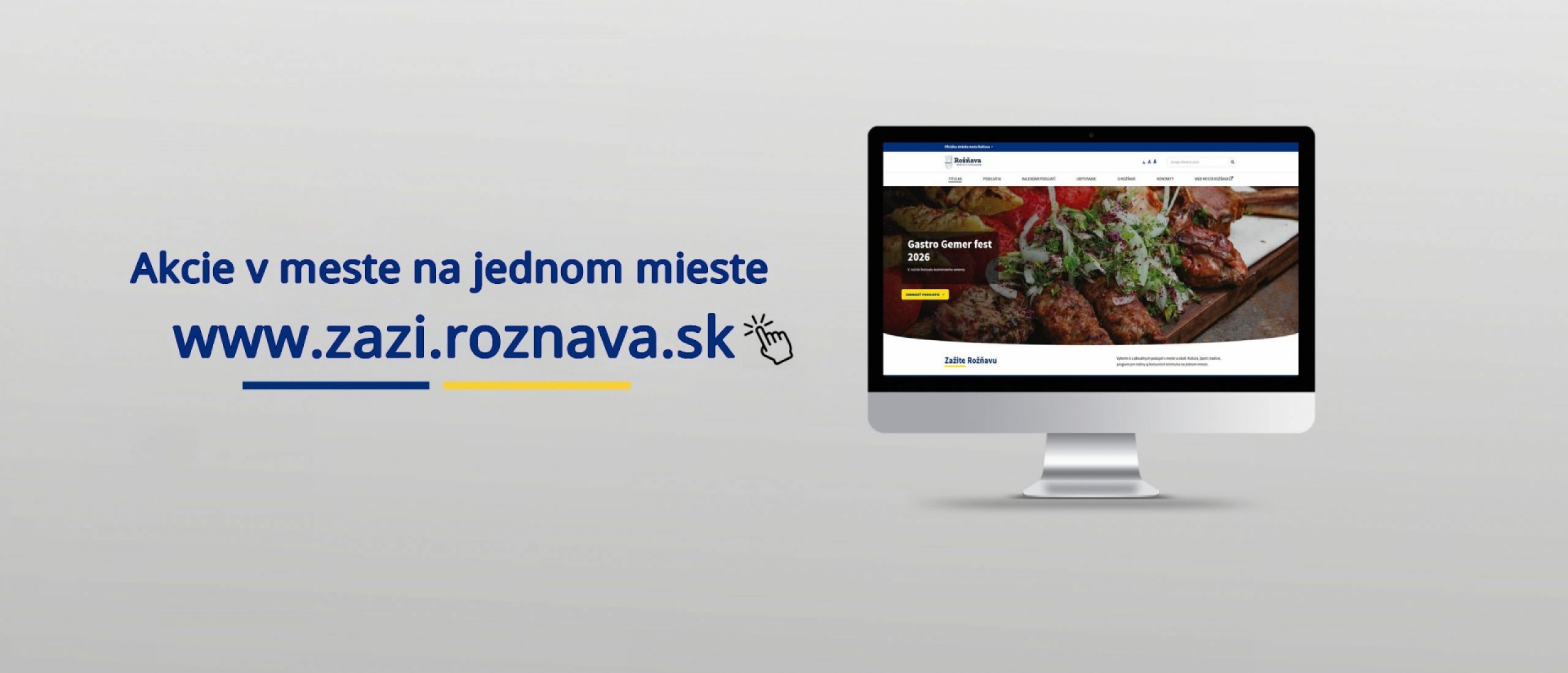 Fotka - Mesto spustilo nový informačný portál