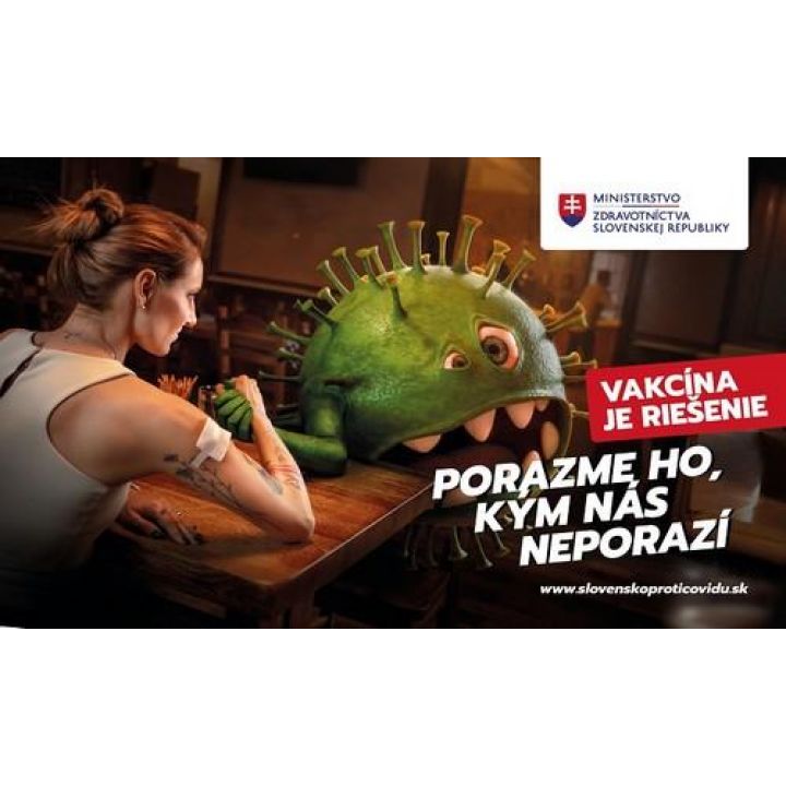 Ministerstvo zdravotníctva nasadzuje nový vizuál kampane na podporu očkovania