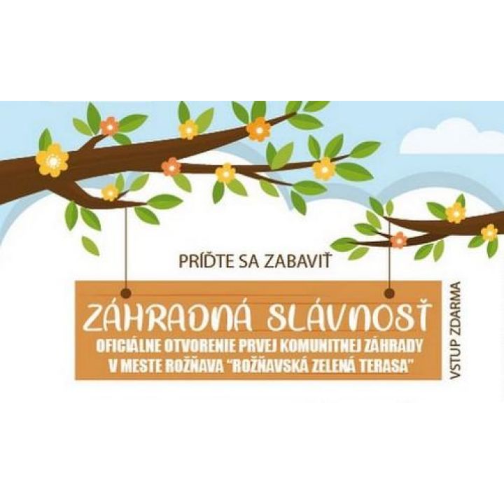 Oficiálne otvorenie prvej komunitnej záhrady v meste Rožňava