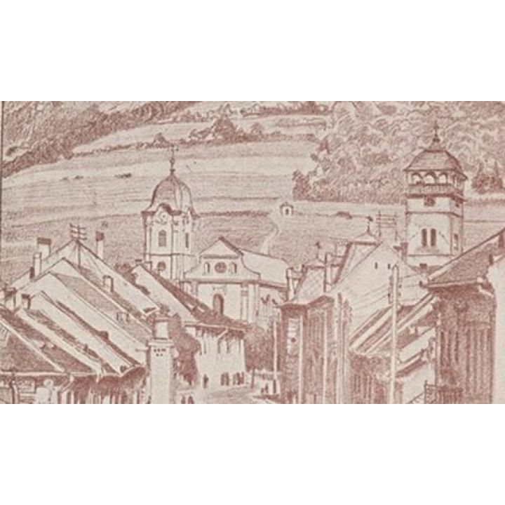 Stará Rožňava – pohľadnice podľa grafických návrhov Kálmána Tichyho