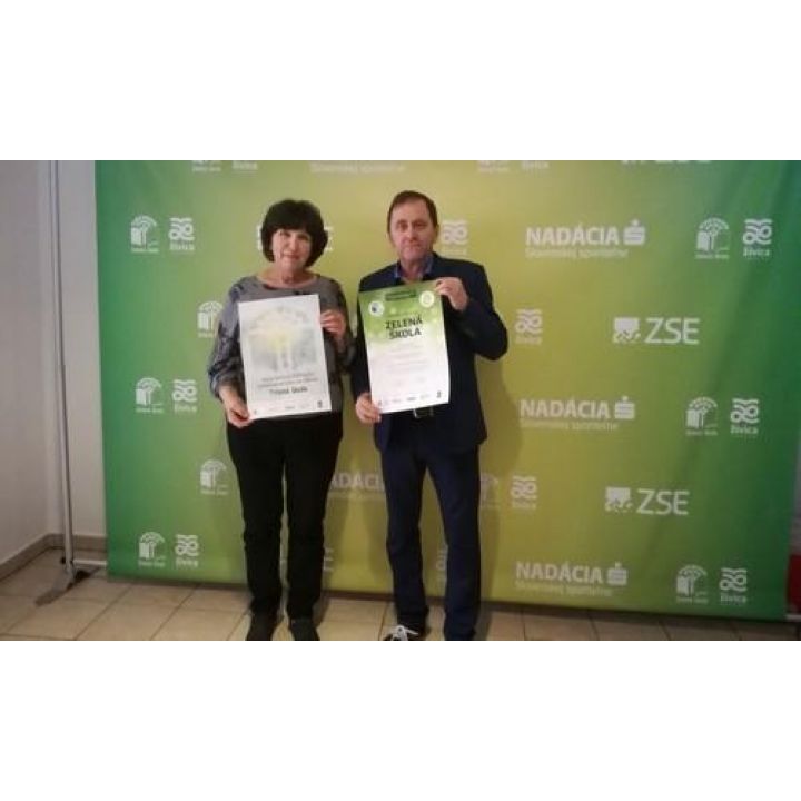 ZŠ akademika Hronca získala certifikát Zelená škola